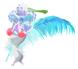 White Pikmin with carnival feathers