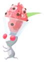 White Pikmin with shaved ice