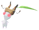 White Pikmin with stag beetle