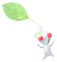 White Pikmin with sticker