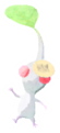 White Pikmin with sticker