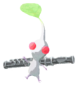 White Pikmin with instrument