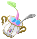Winged Pikmin with tea sandwich