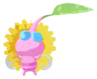 Winged Pikmin with dandelion