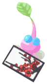 Winged Pikmin with flower card
