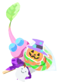 Winged Pikmin with halloween candy