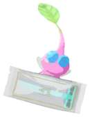 Winged Pikmin with hotel key