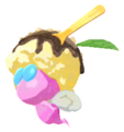 Winged Pikmin with ice cream