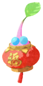 Winged Pikmin with lunar new year ornament