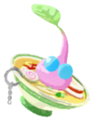 Winged Pikmin with ramen keychain