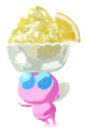 Winged Pikmin with shaved ice