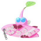 Winged Pikmin with surfboard keychain