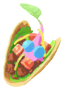 Winged Pikmin with taco