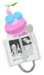 Winged Pikmin with book keychain