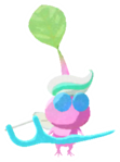 Winged Pikmin with toothbrush