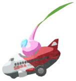 Winged Pikmin with toy airplane
