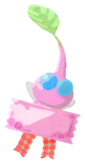 Winged Pikmin with present sticker
