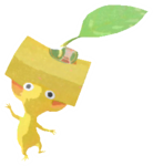 Yellow Pikmin with banana