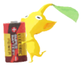 Yellow Pikmin with battery