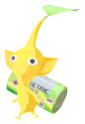 Yellow Pikmin with battery