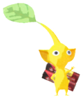 Yellow Pikmin with battery