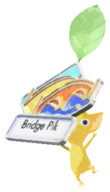 Yellow Pikmin with bridge pin