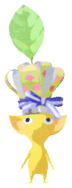 Yellow Pikmin with chef hat