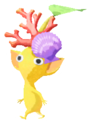 Yellow Pikmin with coral