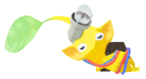 Yellow Pikmin with lights