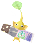 Yellow Pikmin with snack