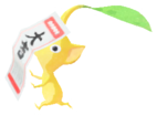 Yellow Pikmin with fortune
