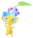 Yellow Pikmin with hair tie