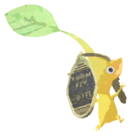 Yellow Pikmin with hotel key