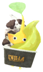 Yellow Pikmin with ice cream