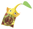 Yellow Pikmin with lunar new year ornament