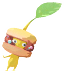 Yellow Pikmin with macaron