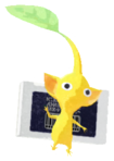 Yellow Pikmin with lipstick