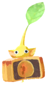 Yellow Pikmin with mooncake