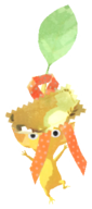 Yellow Pikmin with present sticker