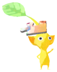 Yellow Pikmin with puzzle piece