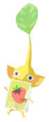 Yellow Pikmin with stamp