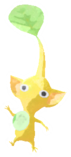 Yellow Pikmin with sticker