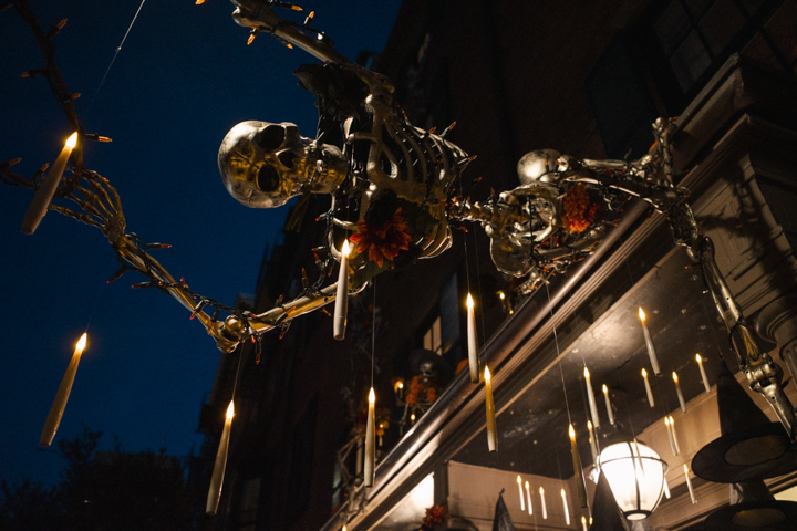 A spooky scary skeleton!